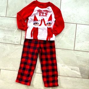 ELF on the Shelf Pajama Sleep Set NWT Girls Buffalo Plaid
